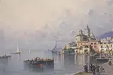 Nicolas De Corsi, Marina, 1924, oil on canvas