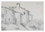 G. Pirroni, Bicocca di campagna, pencil on paper mm.