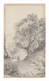 G. Pirroni, Strada di campagna, pencil on paper mm.