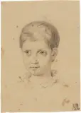Giuseppe Cammarano, Ritratto di Antonio di Borbone, 1820, pencil on paper mm.