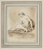 Carlo Labruzzo, Figura in cinque punti di giovane uomo apollineo seduto