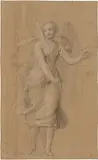 Francesco Podesti, Studio di figura femminile con patena