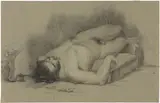 Gaetano Gandolfi, Nudo di uomo riverso