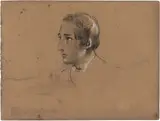 Adeodato Malatesta, Tre ritratti maschili, pencil