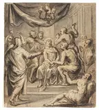 Giulio Campi, Cristo deriso, 1570, Inchiostro