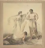 Giovanni Battista Cipriani, Antigone tra i fratelli Eteocle e Polinice