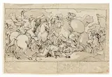 Vincenzo Camuccini, «Scena di battaglia» recto, e «Victoria Parth» verso
