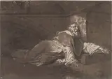 Giuseppe Bezzuoli, Ecclesiastico in un eremo