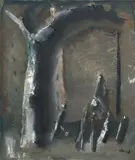 Senza titolo by Mario Sironi, oil on canvas, offered Nov 2013