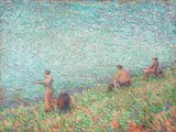 Gino Severini, Pescatori, 1908, oil on canvas