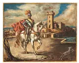 Giorgio de Chirico, Cavaliere con manto rosso