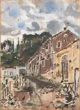 Veduta by Filippo de Pisis, 1943, oil on canvas, offered Nov 2013