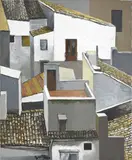 Terrazzino e tetti a Kalsa (Palermo) by Renato Guttuso, 1976, oil on canvas, offered Nov 2013