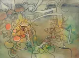 Roberto Sebastian Matta, Composition (Topo Lame), 1970, oil on canvas