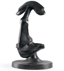 Rudolf Belling, Ritratto del mercante d'arte Alfred Fleichtheim, 1927, scultura in bronze
