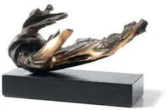 Francesco Somaini, Piccolo racconto sul mare IV, 1962, scultura in bronze