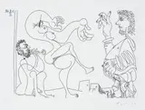 Pablo Picasso, Senza titolo, 1968, etching