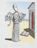 La Musa della Storia by Giorgio de Chirico, 1972, lithograph a colori, offered Nov 2013