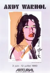 Mick Jagger by Andy Warhol, 1980, Manifesto, offered Nov 2013