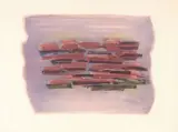 Jean Fautrier, Paysage labouré, 1963, etching and acquatinta a colori