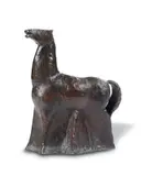 Edwin Scharff, Pferd, 1919, scultura in bronze