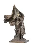 Leonardo Bistolfi, Allegoria, 1906, scultura in bronze
