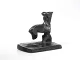Mario Negri, Piccolo bronzo, 1969, scultura in bronze a patina nera