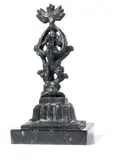 Jacques Lipchitz, First study for peace on heart, 1967, scultura in bronze