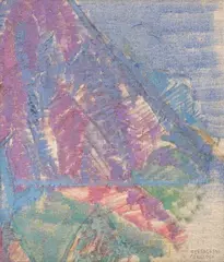 Attilio Forgioli, Ferragosto, 1981, oil on canvas