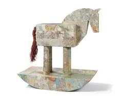 Karel Trinkewitz, Hommage pour Archiduke Salvator, 1995, collage on cardboard