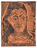Petit buste de femme by Pablo Picasso, 1964, Bassorilievo in terracotta, offered Nov 2013