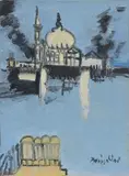 Remo Brindisi, Venezia, oil on canvas