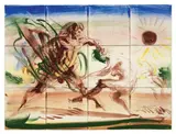 Pietro Annigoni, Fauno, 1965, Ceramica dipinta