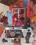 Favola del piccolo Gatsby by Antonio Possenti, oil on canvas board, offered Nov 2013