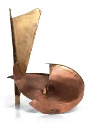 L'oubradou by Herbert Ferber, 1978, scultura in bronze and rame, offered Nov 2013