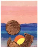 Roberto Crippa, Sughero, 1970, collage on panel