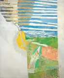 Alberto Gianquinto, Paesaggio di Jesolo, 1965, oil on canvas