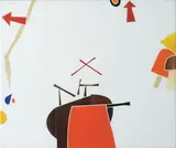 Emilio Tadini, Figura, 1979, oil on canvas