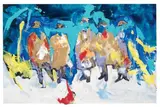 Senza titolo by Mario Schifano, 1967, mixed media on paper, offered Nov 2013
