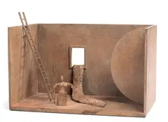 Teatrino by Dani Karavan, 2002, scultura in bronze, offered Nov 2013