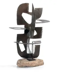 Berto Lardera, Equilibre instable II, 1953, Scultura in ferro