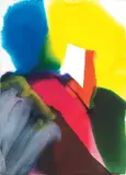 Phenomena orange knows by Paul Jenkins, 1987, watercolour on paper, offered Nov 2013