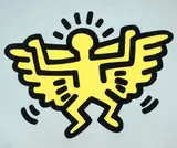 Keith Haring, Icons Ascending Angel, 1990, Screenprint
