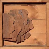 Mario Ceroli, Profili, 1966, Scultura in legno