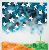 Senza titolo by Mario Schifano, 1979, enamel and spray on canvas, offered Nov 2013