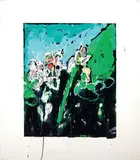 Notturno by Mario Schifano, 1991, enamel and acrylic on canvas, offered Nov 2013