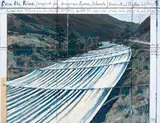 Over the River by Christo, 1999, mixed media on paper applicata on panel, offered Nov 2013