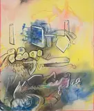 Roberto Sebastian Matta, Pénétrer le plaisir, 1976, oil on canvas