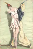 Enrico Sacchetti, Negro e ballerina