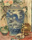 Natura morta by Galileo Chini, oil on canvas, offered Nov 2013